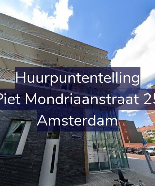 Foto gevel Huurpuntentelling voor Piet Mondriaanstraat 25, Amsterdam