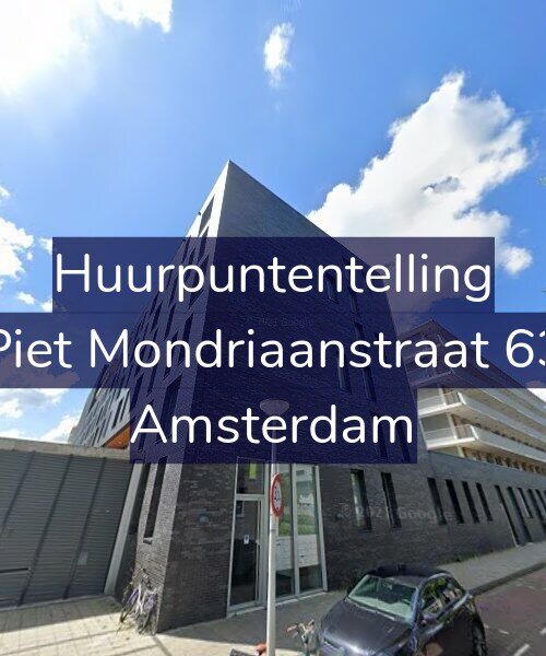 Foto gevel Huurpuntentelling voor Piet Mondriaanstraat 63, Amsterdam