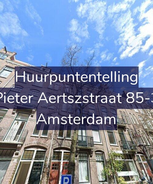 Foto gevel Huurpuntentelling voor Pieter Aertszstraat 85-3, Amsterdam