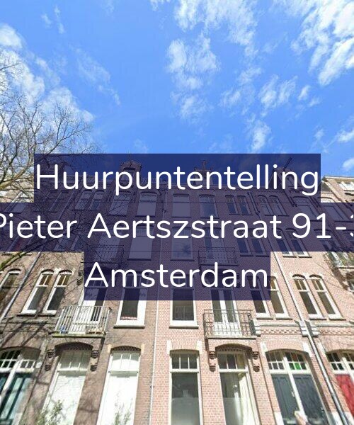 Foto gevel Huurpuntentelling voor Pieter Aertszstraat 91-3, Amsterdam