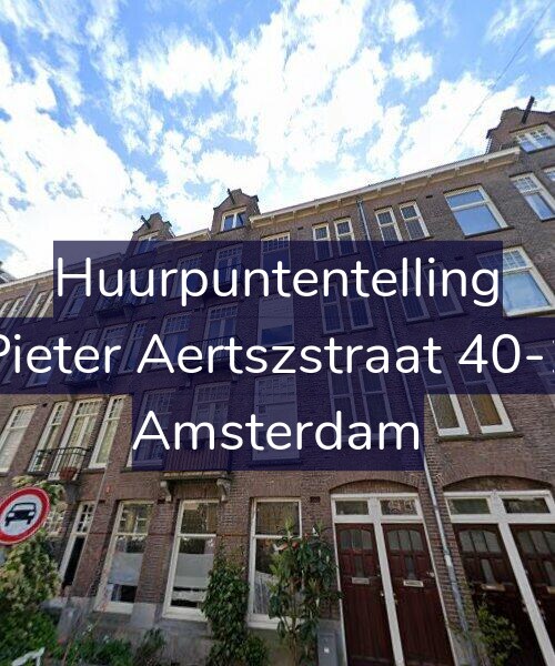 Foto gevel Huurpuntentelling voor Pieter Aertszstraat 40-1, Amsterdam