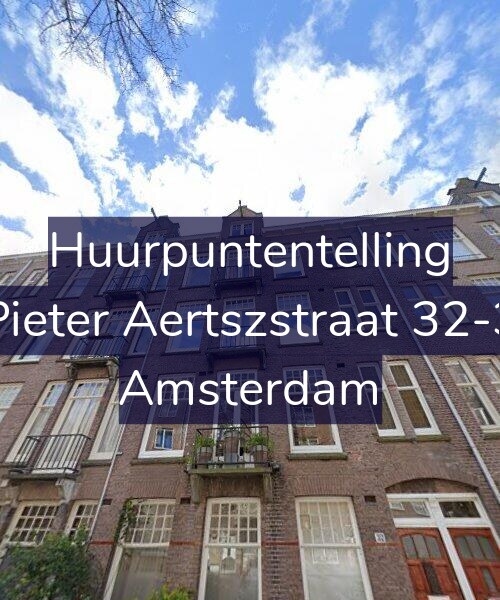 Foto gevel Huurpuntentelling voor Pieter Aertszstraat 32-3, Amsterdam