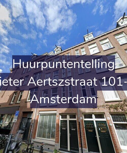 Foto gevel Huurpuntentelling voor Pieter Aertszstraat 101-4, Amsterdam