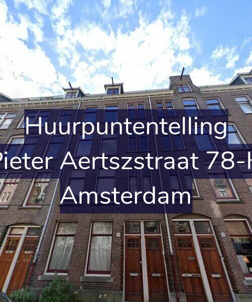 Foto gevel Huurpuntentelling voor Pieter Aertszstraat 78-H, Amsterdam