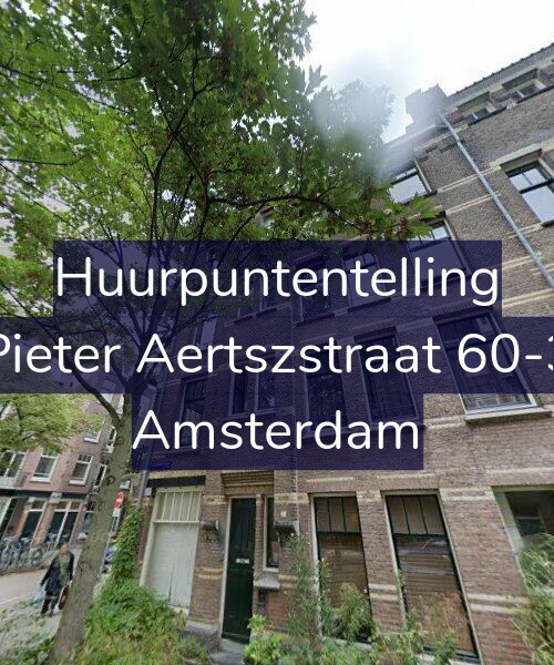 Foto gevel Huurpuntentelling voor Pieter Aertszstraat 60-3, Amsterdam
