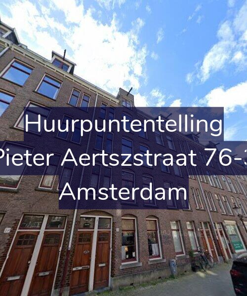 Foto gevel Huurpuntentelling voor Pieter Aertszstraat 76-3, Amsterdam