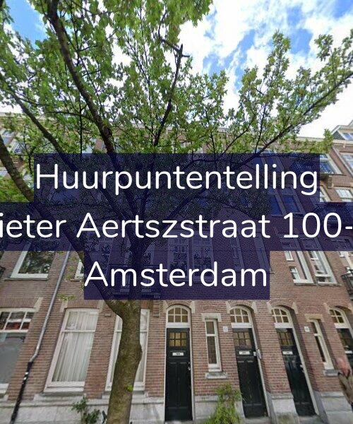 Foto gevel Huurpuntentelling voor Pieter Aertszstraat 100-2, Amsterdam