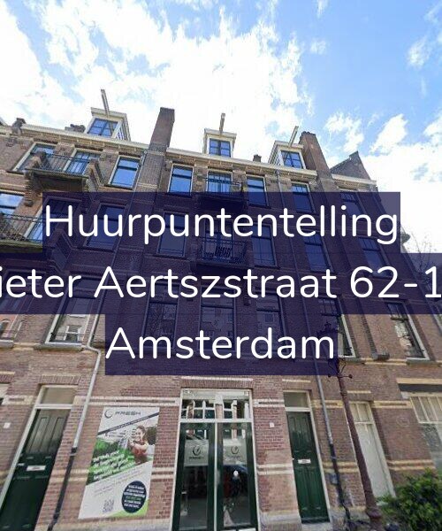 Foto gevel Huurpuntentelling voor Pieter Aertszstraat 62-1R, Amsterdam