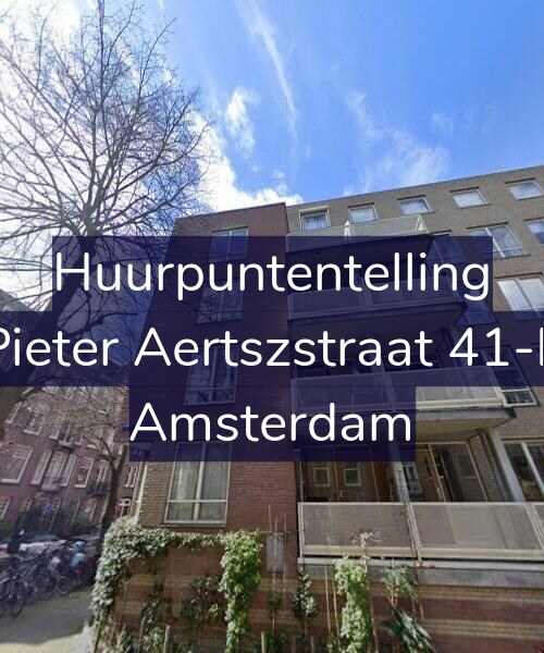 Foto gevel Huurpuntentelling voor Pieter Aertszstraat 41-E, Amsterdam