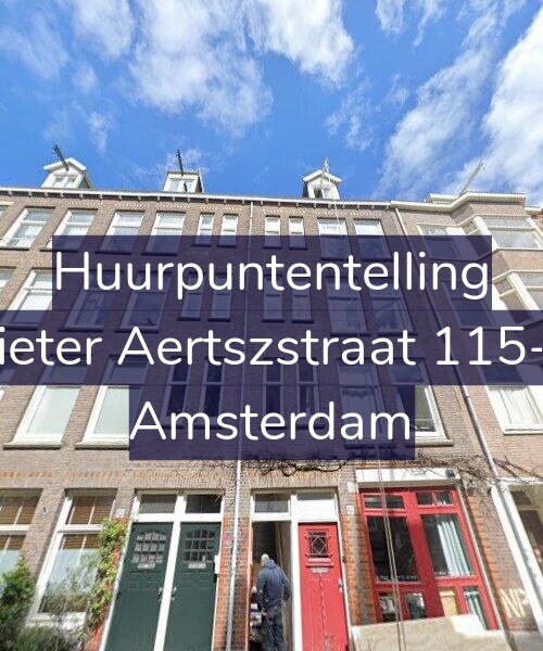 Foto gevel Huurpuntentelling voor Pieter Aertszstraat 115-1, Amsterdam