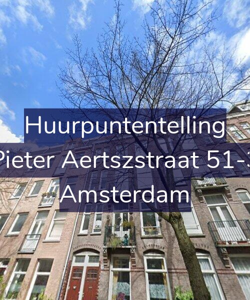 Foto gevel Huurpuntentelling voor Pieter Aertszstraat 51-3, Amsterdam