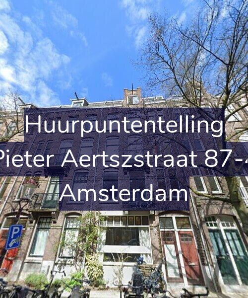 Foto gevel Huurpuntentelling voor Pieter Aertszstraat 87-4, Amsterdam