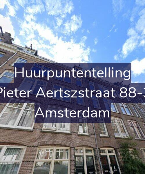 Foto gevel Huurpuntentelling voor Pieter Aertszstraat 88-3, Amsterdam
