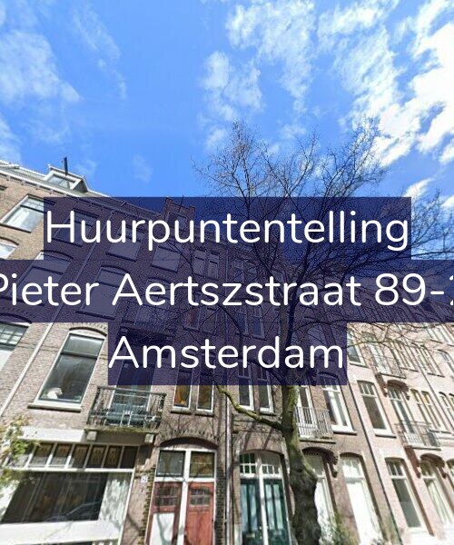 Foto gevel Huurpuntentelling voor Pieter Aertszstraat 89-2, Amsterdam
