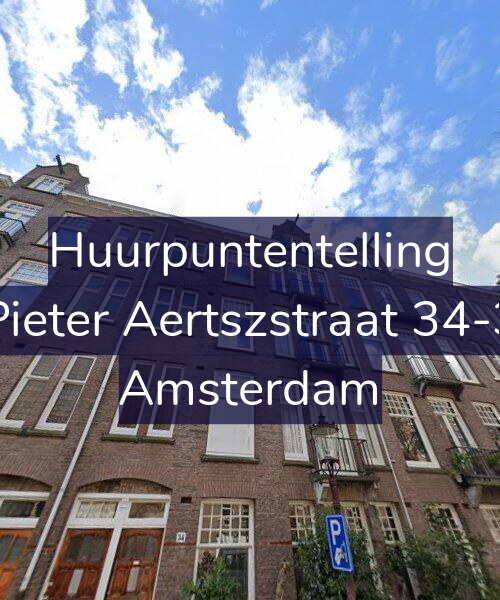 Foto gevel Huurpuntentelling voor Pieter Aertszstraat 34-3, Amsterdam