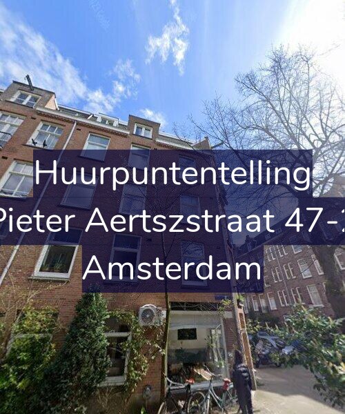 Foto gevel Huurpuntentelling voor Pieter Aertszstraat 47-2, Amsterdam