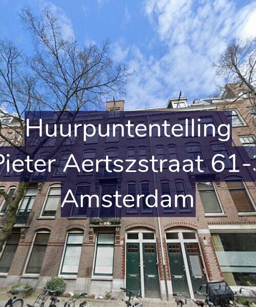 Foto gevel Huurpuntentelling voor Pieter Aertszstraat 61-3, Amsterdam