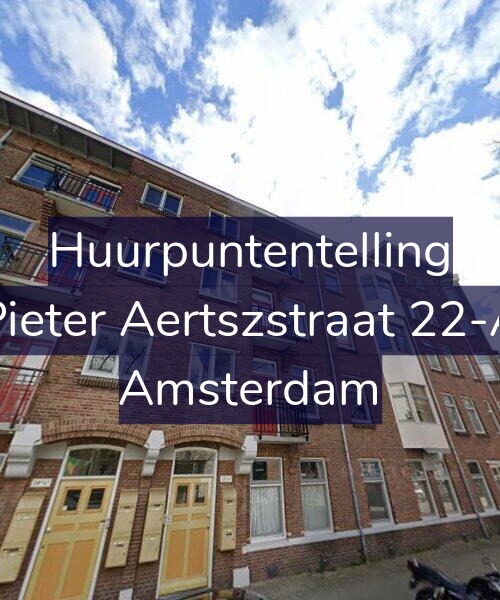 Foto gevel Huurpuntentelling voor Pieter Aertszstraat 22-A, Amsterdam