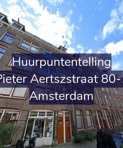 Foto gevel Huurpuntentelling voor Pieter Aertszstraat 80-1, Amsterdam