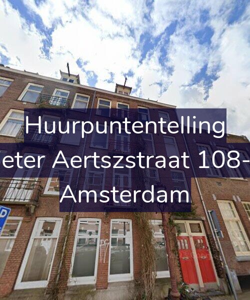 Foto gevel Huurpuntentelling voor Pieter Aertszstraat 108-H, Amsterdam