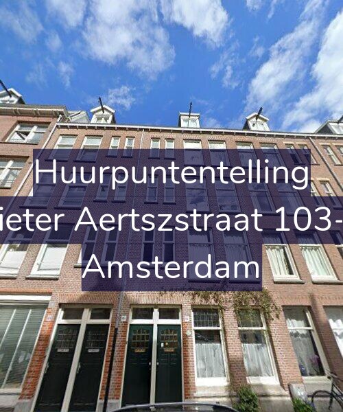 Foto gevel Huurpuntentelling voor Pieter Aertszstraat 103-2, Amsterdam