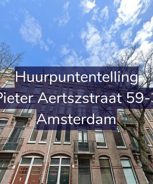 Foto gevel Huurpuntentelling voor Pieter Aertszstraat 59-3, Amsterdam