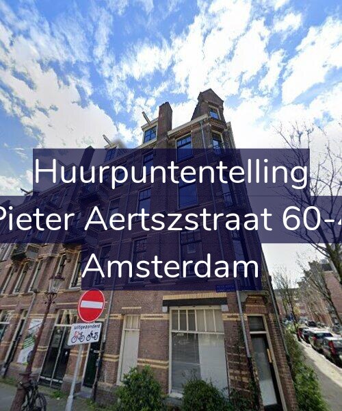 Foto gevel Huurpuntentelling voor Pieter Aertszstraat 60-4, Amsterdam