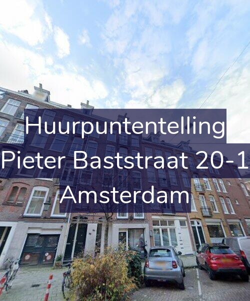 Foto gevel Huurpuntentelling voor Pieter Baststraat 20-1, Amsterdam