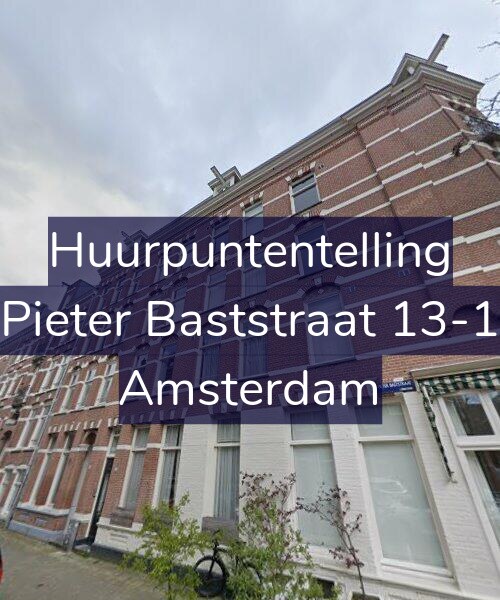 Foto gevel Huurpuntentelling voor Pieter Baststraat 13-1, Amsterdam