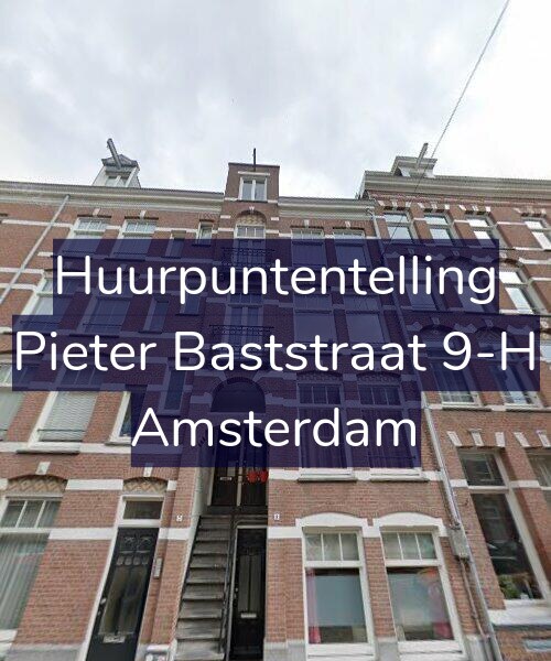 Foto gevel Huurpuntentelling voor Pieter Baststraat 9-H, Amsterdam