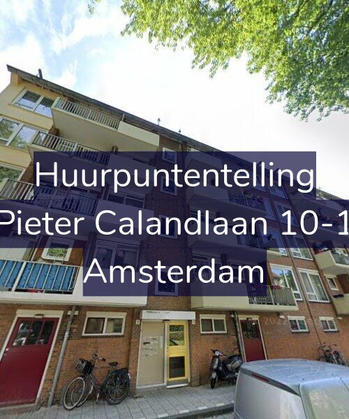 Foto gevel Huurpuntentelling voor Pieter Calandlaan 10-1, Amsterdam