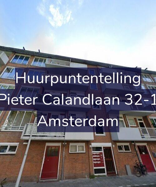 Foto gevel Huurpuntentelling voor Pieter Calandlaan 32-1, Amsterdam