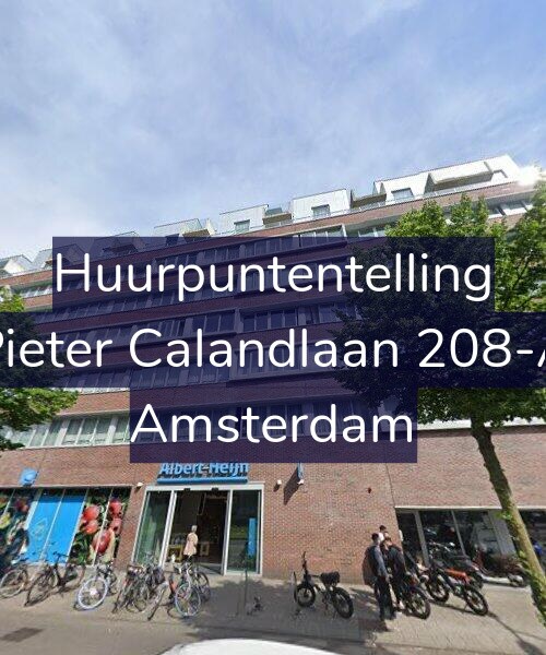 Foto gevel Huurpuntentelling voor Pieter Calandlaan 208-A, Amsterdam
