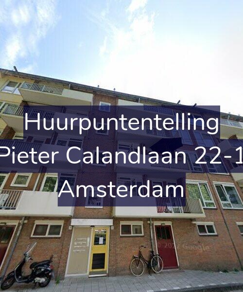 Foto gevel Huurpuntentelling voor Pieter Calandlaan 22-1, Amsterdam