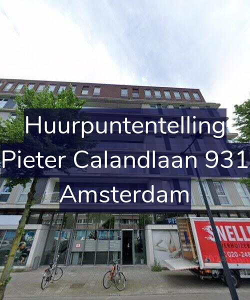 Foto gevel Huurpuntentelling voor Pieter Calandlaan 931, Amsterdam
