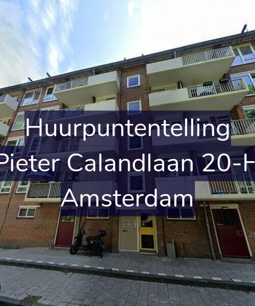 Foto gevel Huurpuntentelling voor Pieter Calandlaan 20-H, Amsterdam