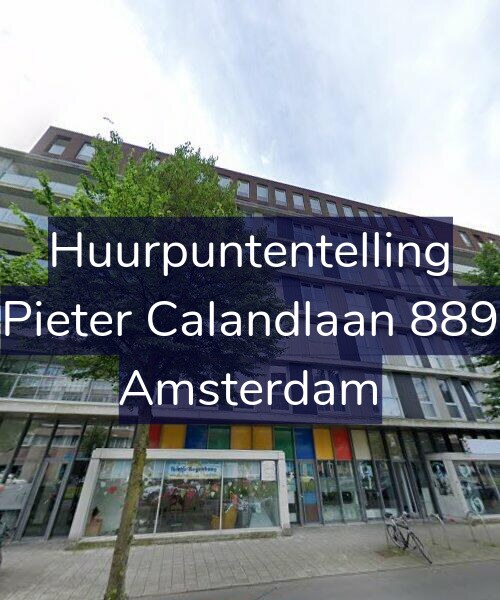 Foto gevel Huurpuntentelling voor Pieter Calandlaan 889, Amsterdam