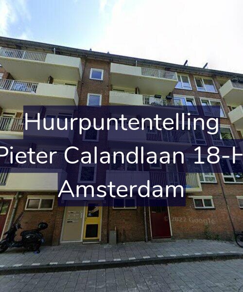 Foto gevel Huurpuntentelling voor Pieter Calandlaan 18-H, Amsterdam