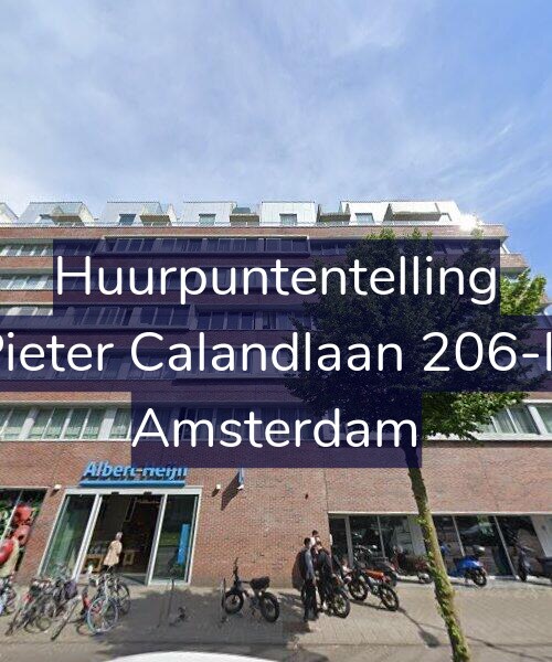 Foto gevel Huurpuntentelling voor Pieter Calandlaan 206-D, Amsterdam