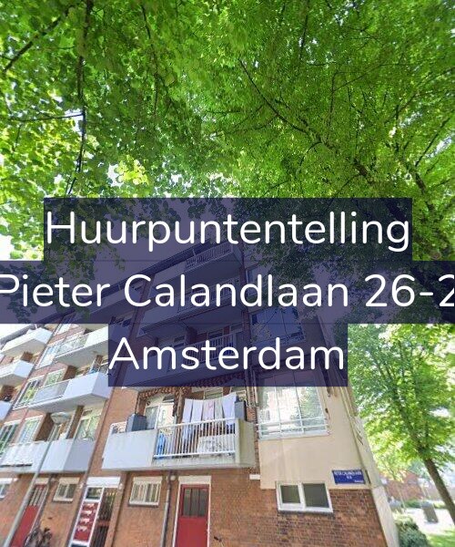 Foto gevel Huurpuntentelling voor Pieter Calandlaan 26-2, Amsterdam