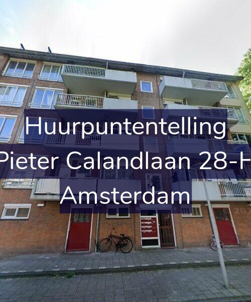 Foto gevel Huurpuntentelling voor Pieter Calandlaan 28-H, Amsterdam
