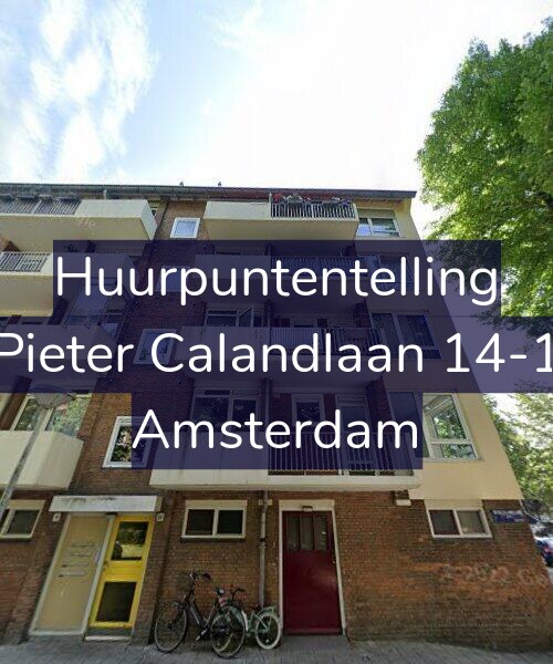 Foto gevel Huurpuntentelling voor Pieter Calandlaan 14-1, Amsterdam