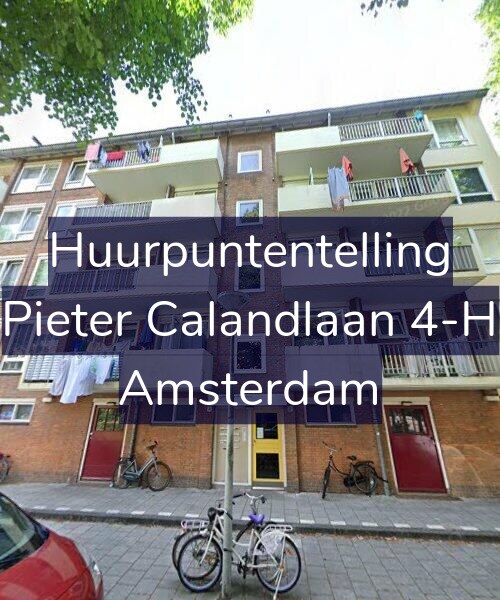 Foto gevel Huurpuntentelling voor Pieter Calandlaan 4-H, Amsterdam
