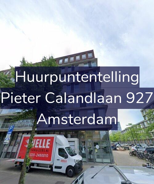 Foto gevel Huurpuntentelling voor Pieter Calandlaan 927, Amsterdam
