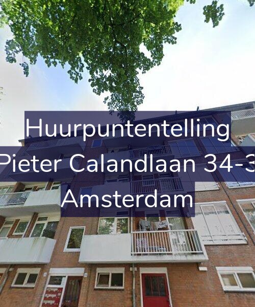 Foto gevel Huurpuntentelling voor Pieter Calandlaan 34-3, Amsterdam