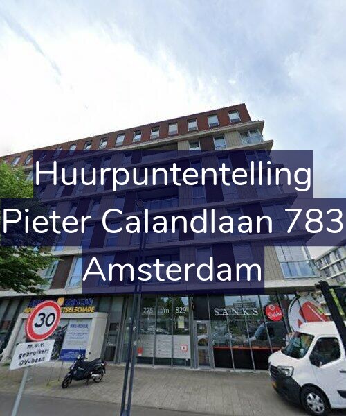 Foto gevel Huurpuntentelling voor Pieter Calandlaan 783, Amsterdam