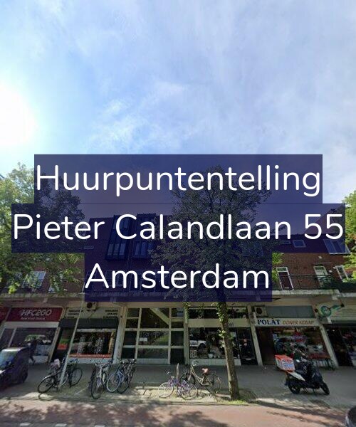 Foto gevel Huurpuntentelling voor Pieter Calandlaan 55, Amsterdam