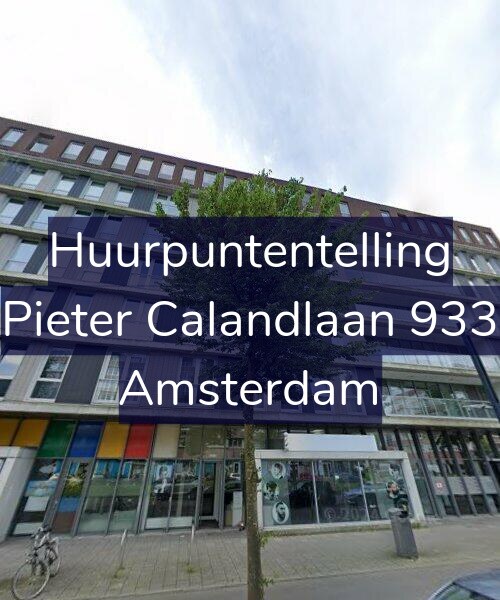 Foto gevel Huurpuntentelling voor Pieter Calandlaan 933, Amsterdam