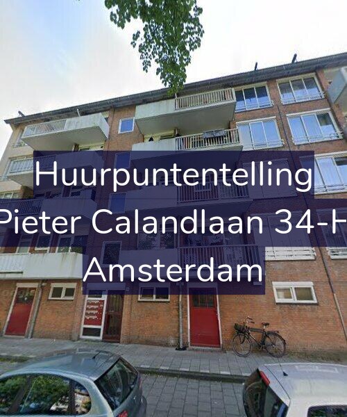 Foto gevel Huurpuntentelling voor Pieter Calandlaan 34-H, Amsterdam