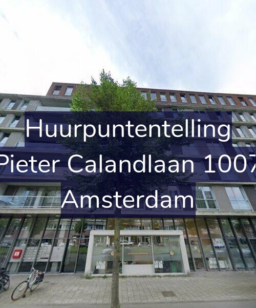 Foto gevel Huurpuntentelling voor Pieter Calandlaan 1007, Amsterdam